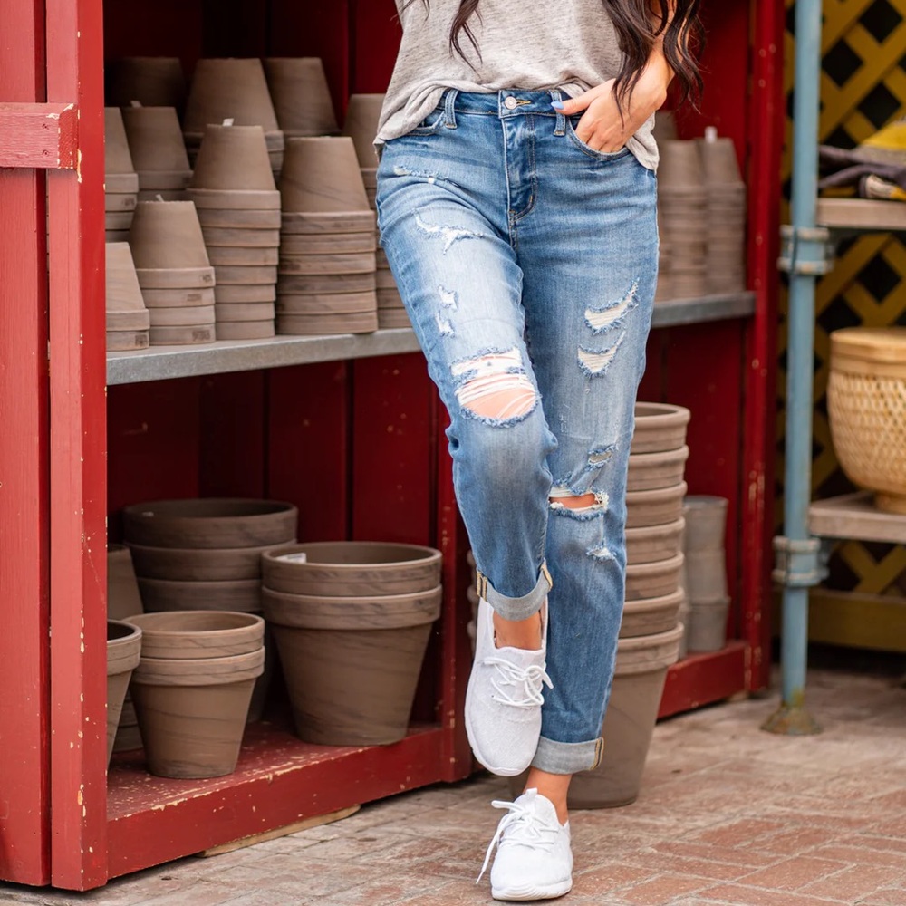 Judy Blue Boyfriend Jeans NWT 9/29